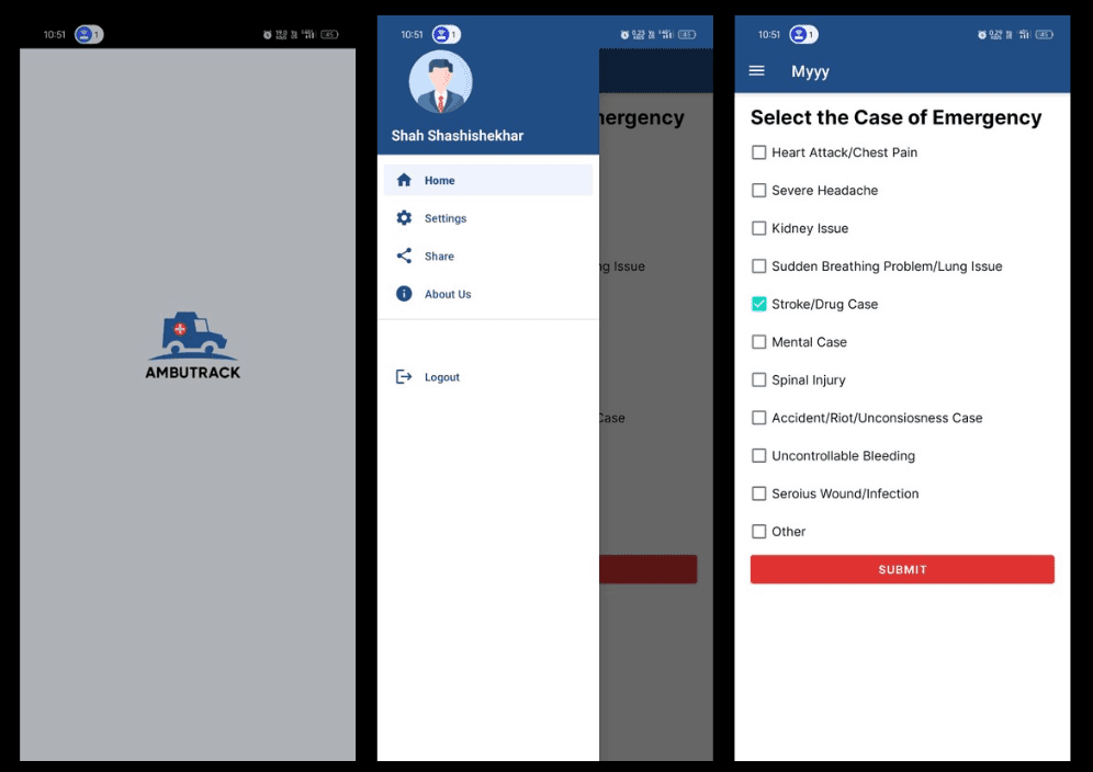 AmbuTrack Android App